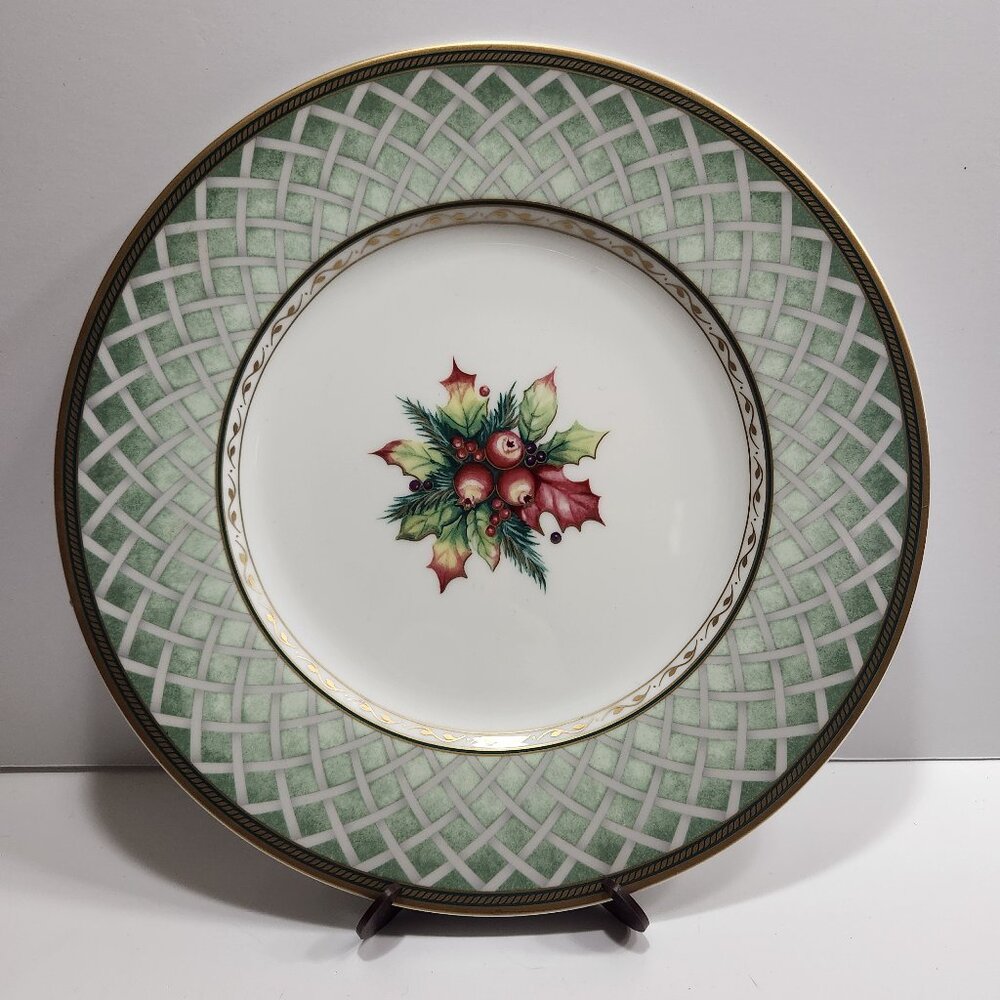 NWT Retired Fitz and Floyd Winter Holiday Buffet/Serving Platter 12"